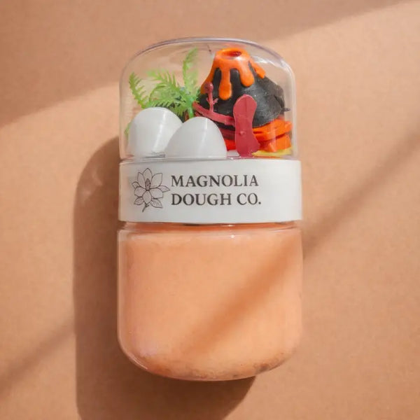 Dinosaur Sensory Play Dough Jar