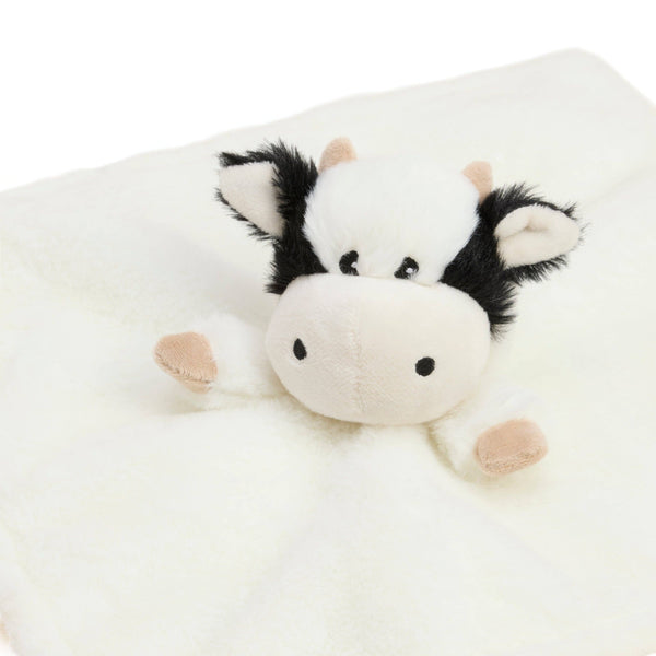 Black and White Cow Lovey Blanket Warmies