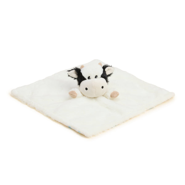 Black and White Cow Lovey Blanket Warmies