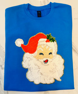 Blue Eyed Santa Sweatshirt