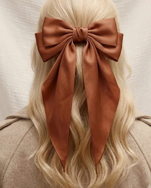 Fall Hair Bow Clips
