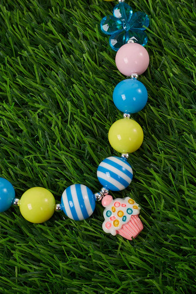 Cupcake Bubble Necklace
