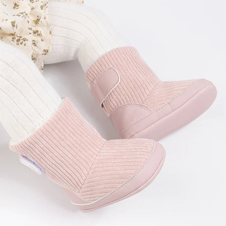Sherpa Ribbed Baby Boots