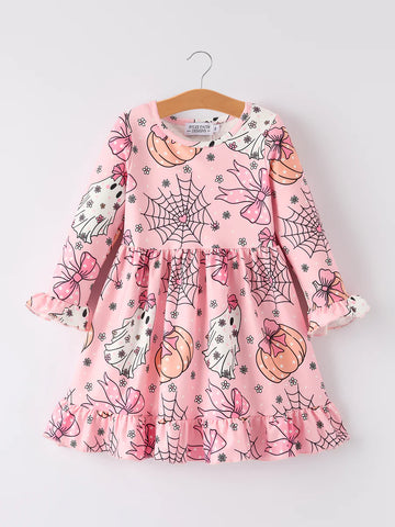 Girly Ghost Ruffled Dress