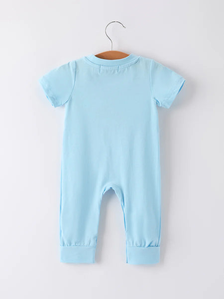 Smocked Christening Romper