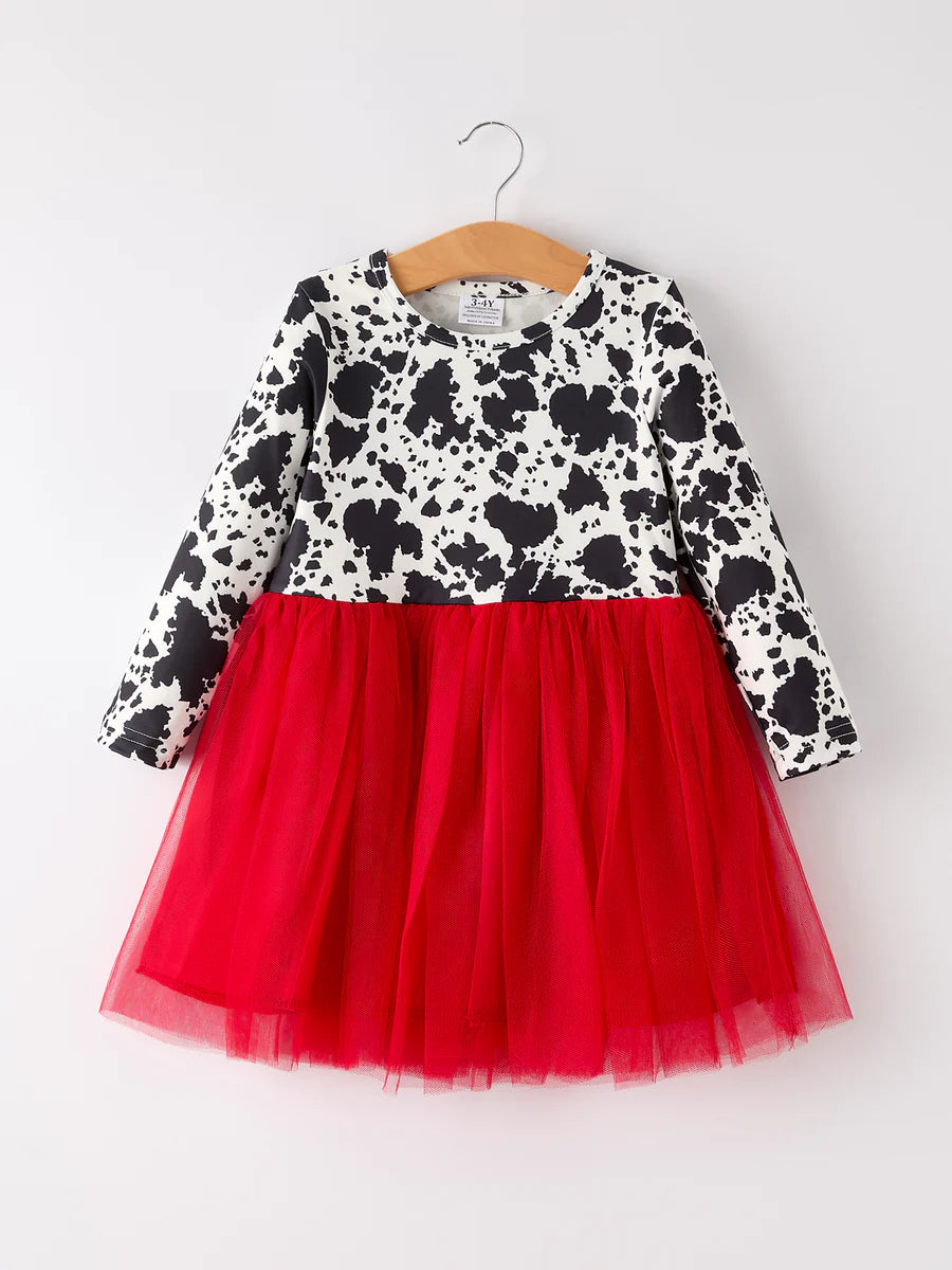 Moo-Red Tutu Dress