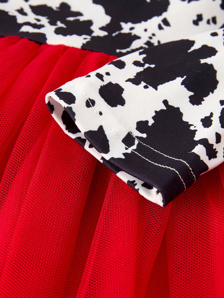Moo-Red Tutu Dress