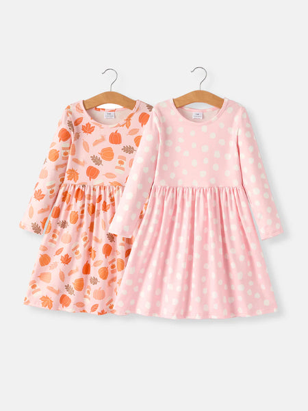 Pink Polka Dot Dress