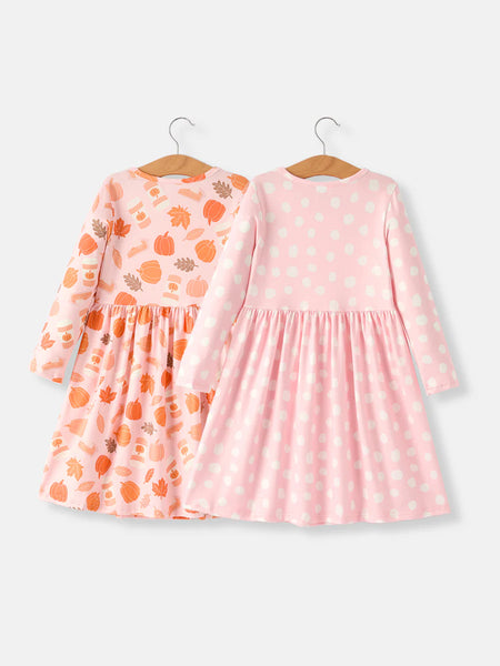 Pink Polka Dot Dress