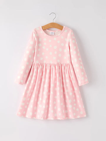 Pink Polka Dot Dress