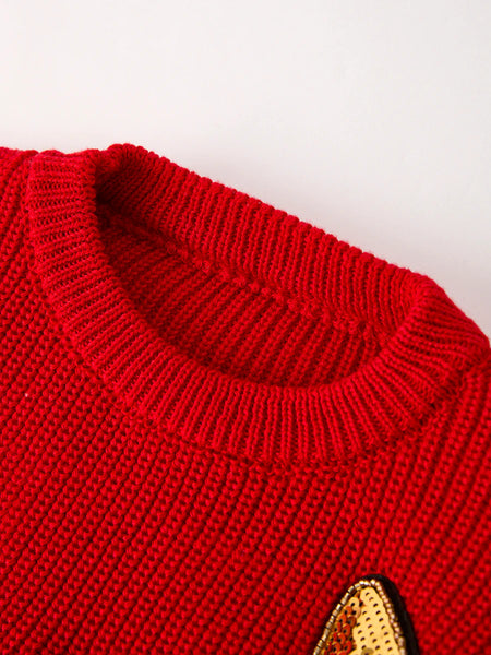 Holiday Bulb Sequin Sweater