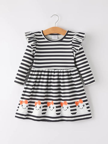 Coquette Ghost Striped Dress