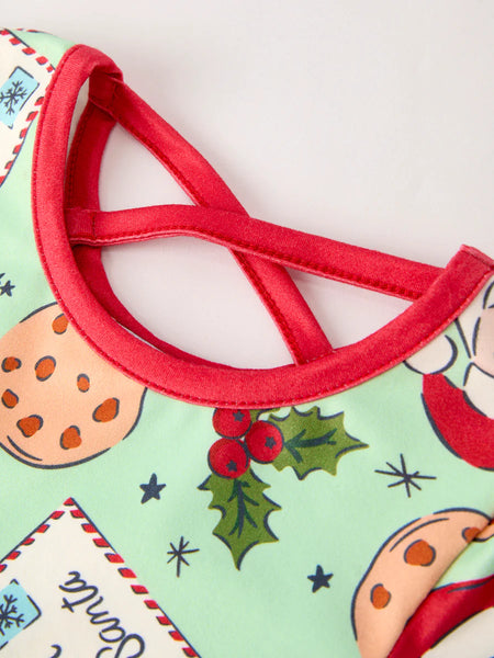 Santa Cookies and Milk Dress