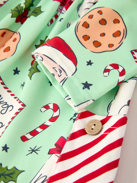 Santa Cookies and Milk Dress