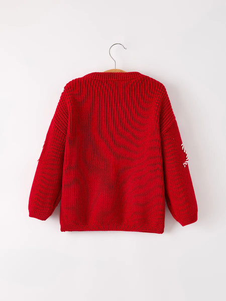 Merry Candy Cane Sweater (Girls)