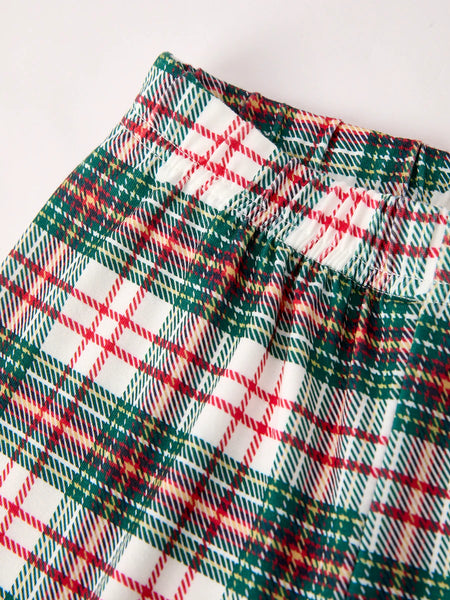 Christmas Smock Plaid Boys Set