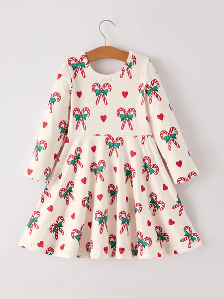 Heart Candy Cane Dress