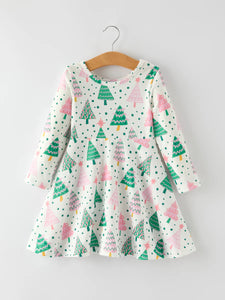 Snow Tree Holiday Dress