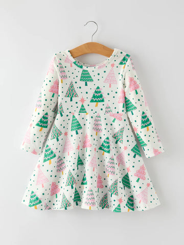 Snow Tree Holiday Dress