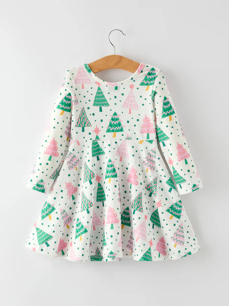 Snow Tree Holiday Dress