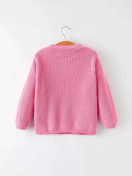 Pink Bow Sweater