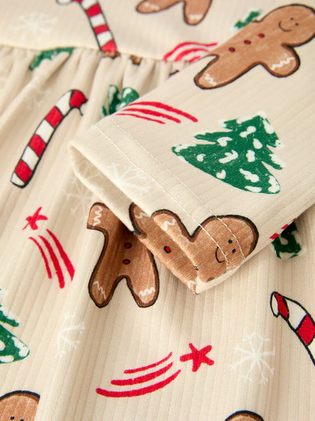 Gingerbread Sweet Holiday Dress