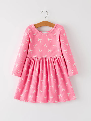 Coquette Pink Bow Dress