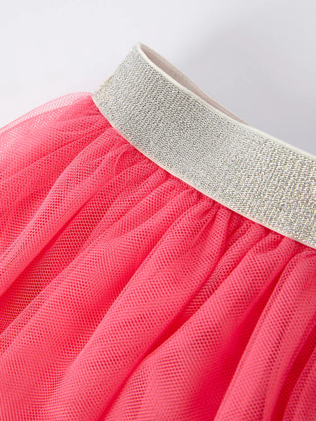 Candy Cane & Bow Sequin Tutu Skirt