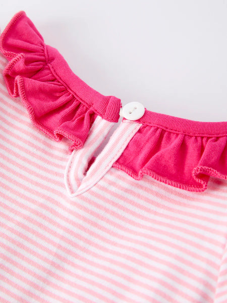 Santa Striped Romper