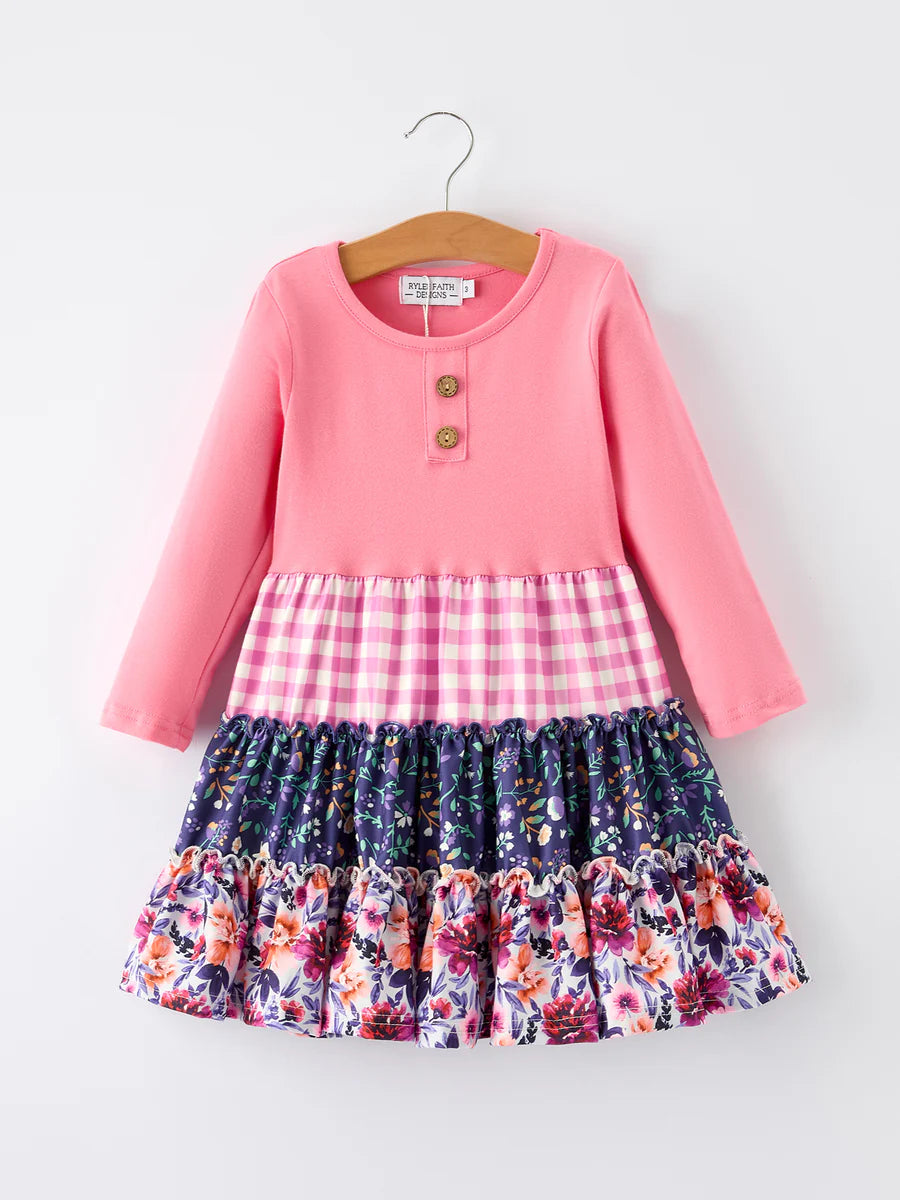 Autumn Patchwork Dress