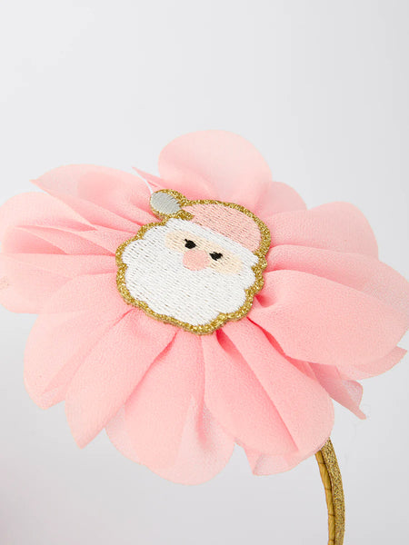 Santa Flower Headband