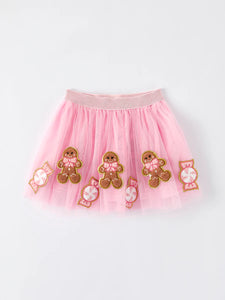 Gingerbread Tutu Skirt