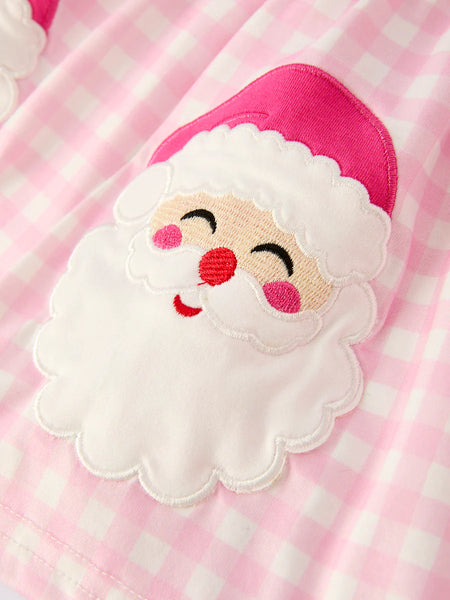 Pink Santa Bells Set