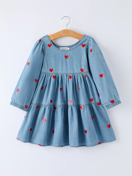 Denim Heart Dress