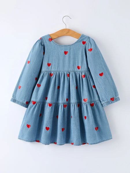 Denim Heart Dress