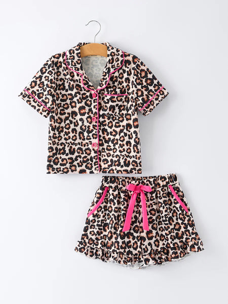 Mommy & Me Leopard PJ Set (mom)