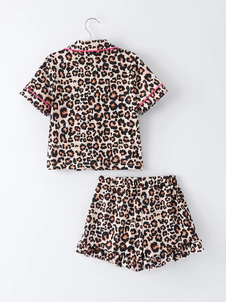 Mommy & Me Leopard PJ Set (mom)