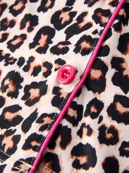 Mommy & Me Leopard PJ Set (mom)