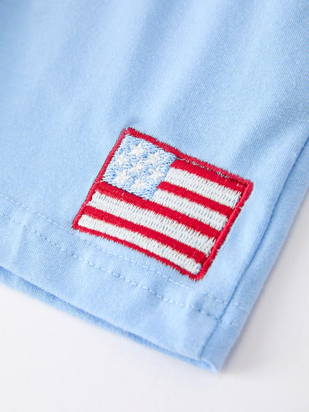 Patriotic Flag Short Set