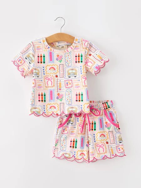 Back to School Short Set