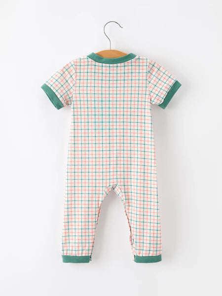 Christmas Tree Smocked Romper