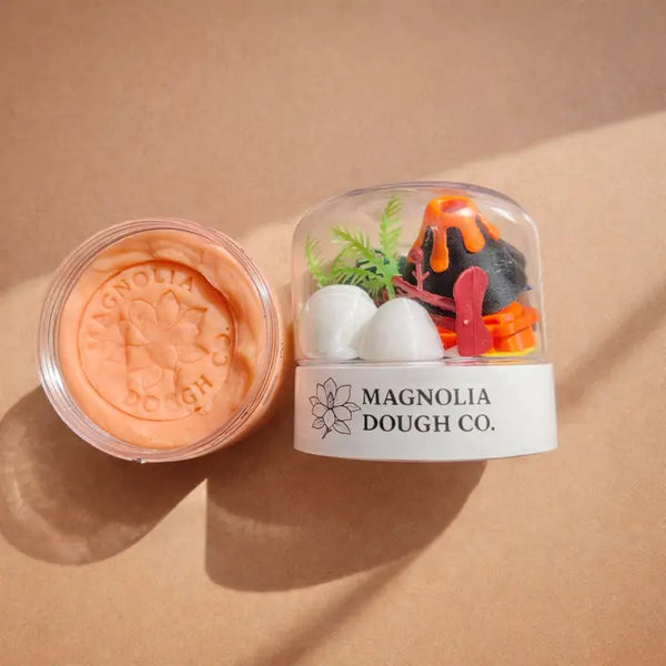 Dinosaur Sensory Play Dough Jar