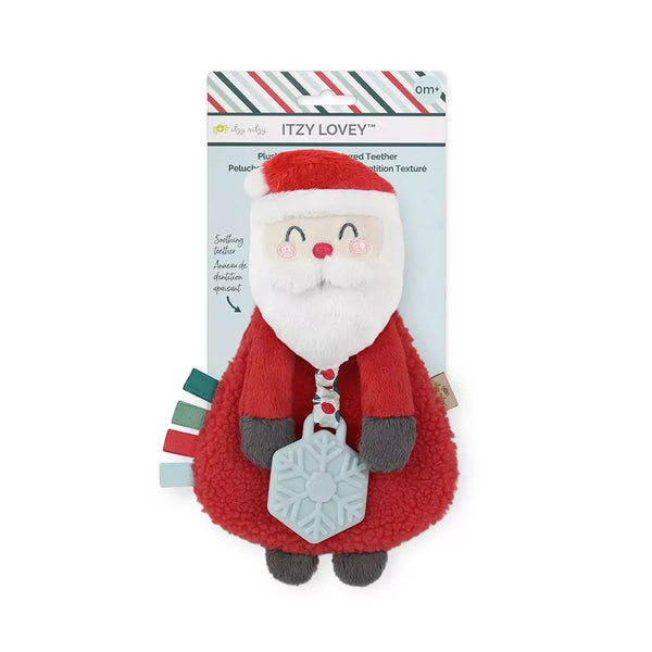 Itzy Ritzy Itzy Lovey Santa Plush Teether