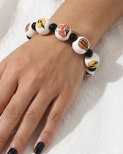 Halloween Bead Bracelet