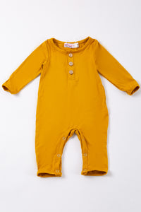 Mustard Bamboo Romper