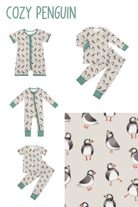 Cozy Penguin Long Sleeve PJ Set