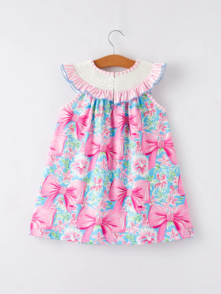 I Love DAD Smocked Dress