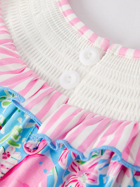 I Love DAD Smocked Dress