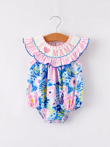 I Love MAMA Smocked Romper