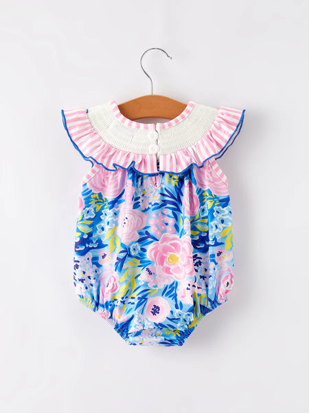 I Love MAMA Smocked Romper